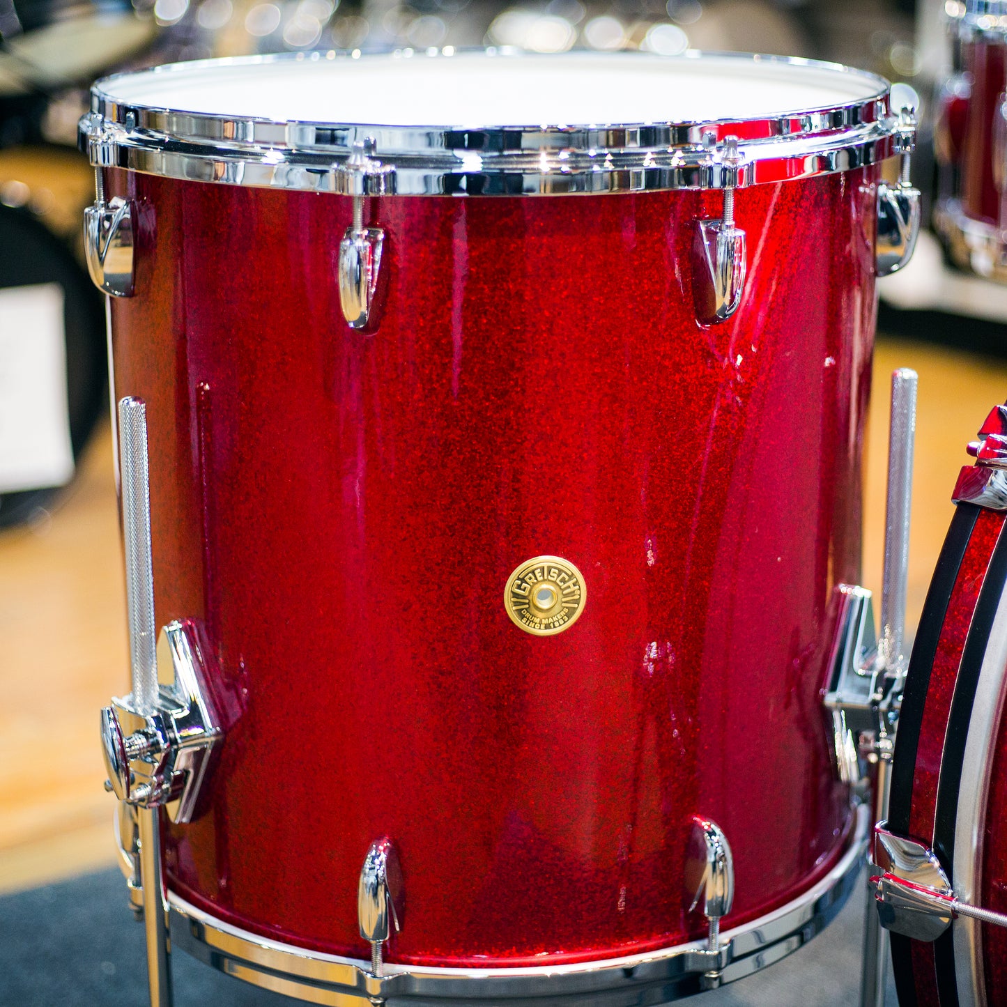 Gretsch USA Custom 4 Piece Shell Kit in Red Sparkle (GRNT244PC013)