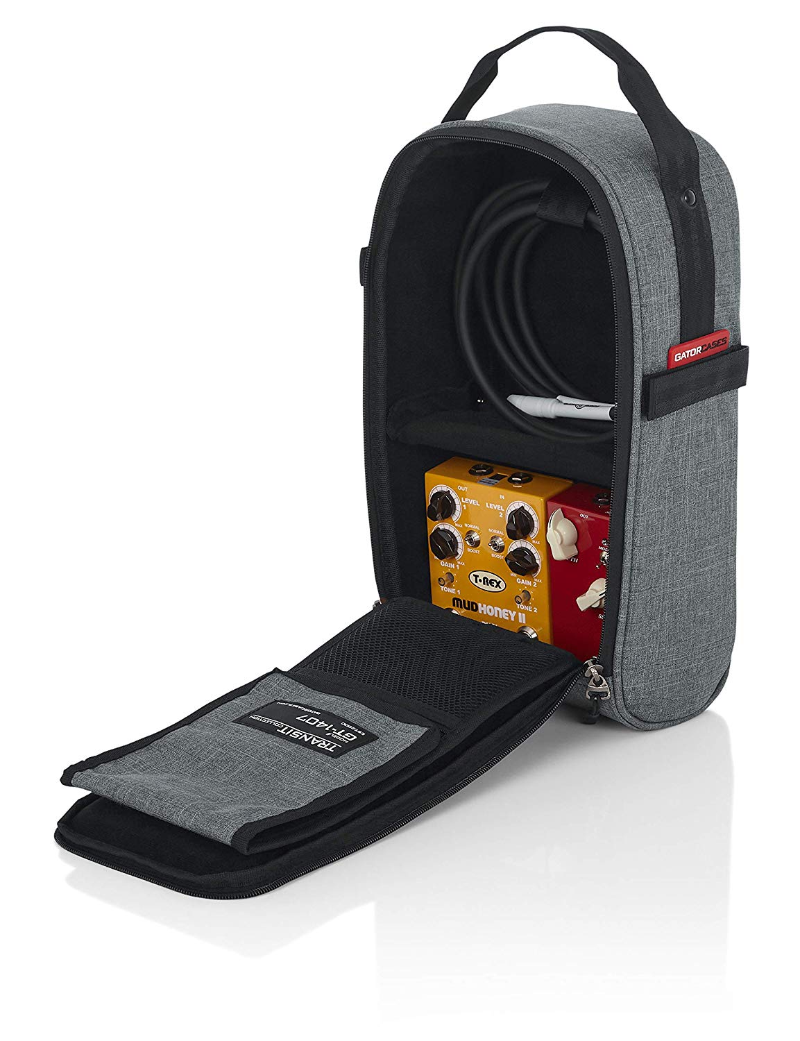 Gator Cases Transit Series Add-On Accessory Gear Bag - Gray Exterior