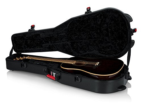 Gator Cases GTSA Series Acoustic Dreadnought Guitar Case with TSA Locking Latch