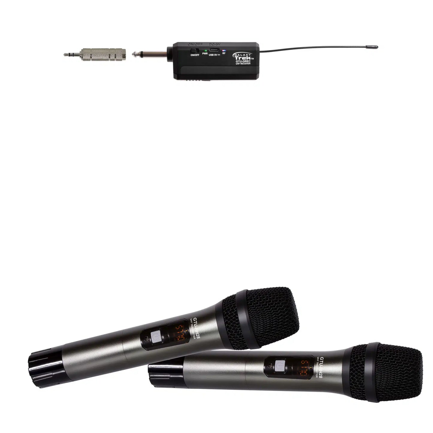 Galaxy Trek Compact UHF Dual Channel Wireless Mic