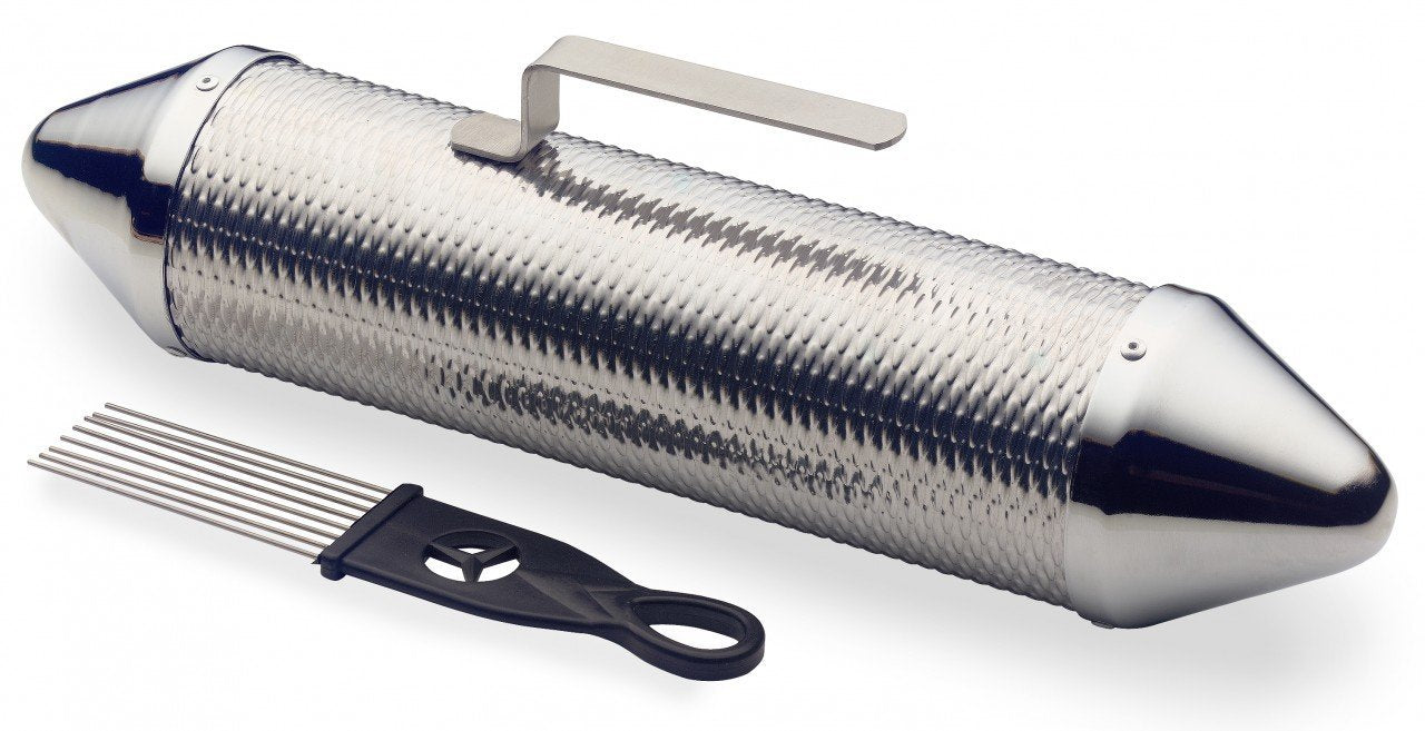 Stagg GUSM-15 15-Inch Metal Guiro Shaker with Scraper