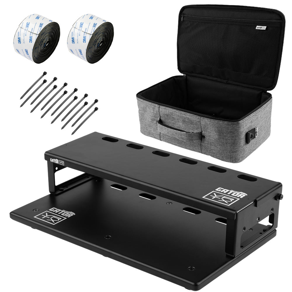 Vertex By Gator Tour Compact 17x10 Pedalboard and Riser