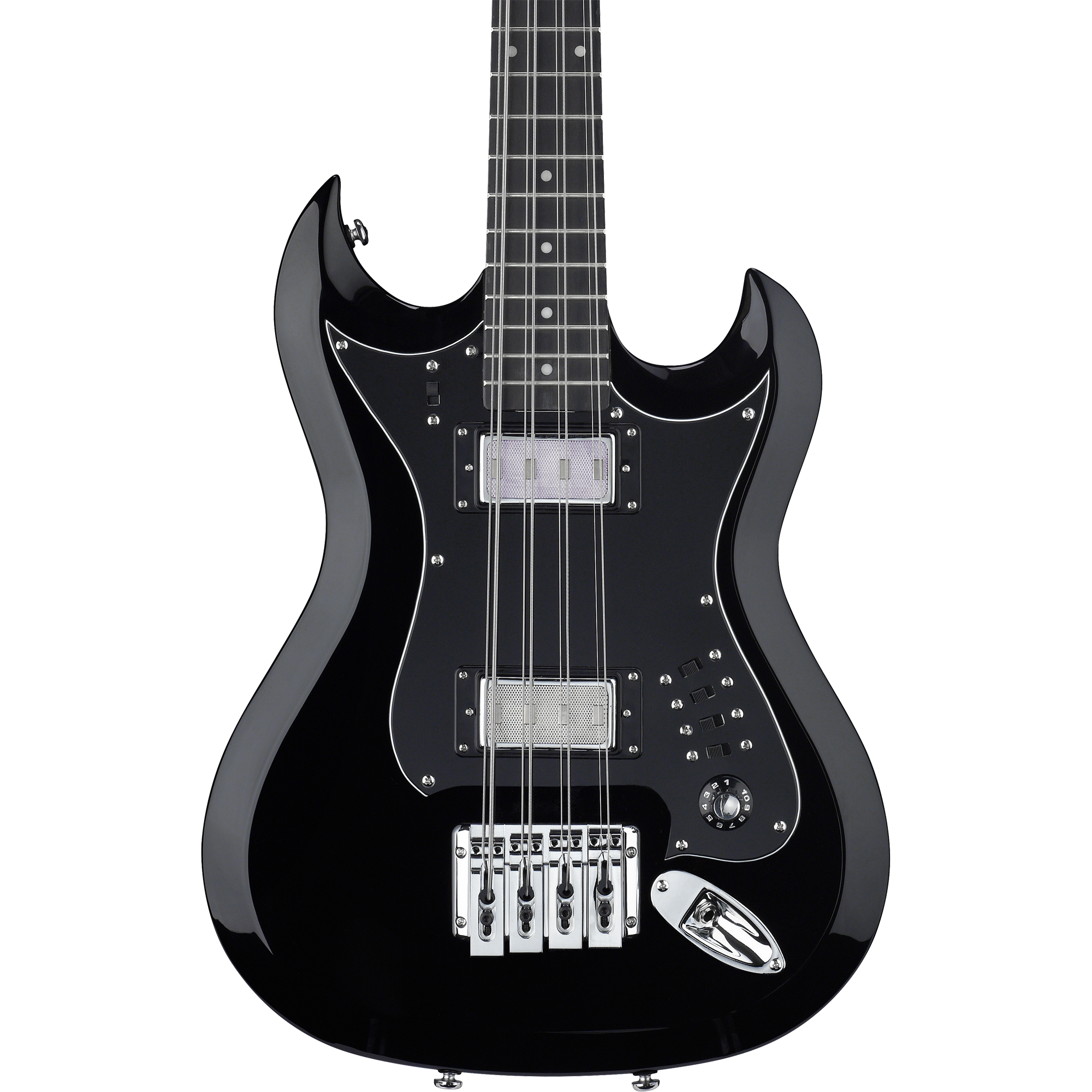 Hagstrom H8II 8-String Electric Bass - Black – Alto Music