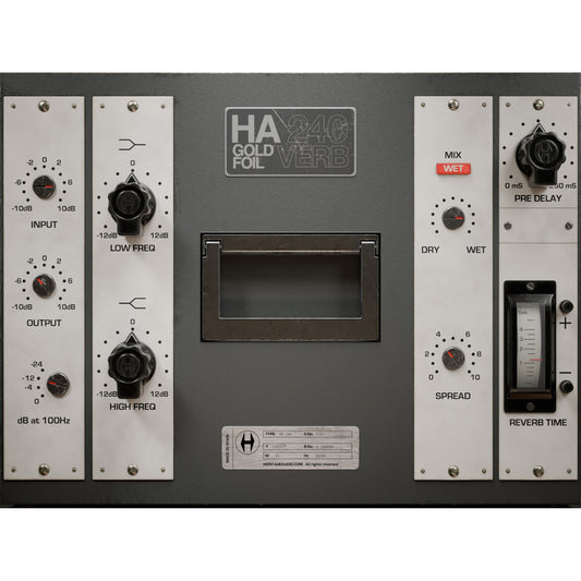 Heritage Audio HA 240 Gold Foil Verb Plugin