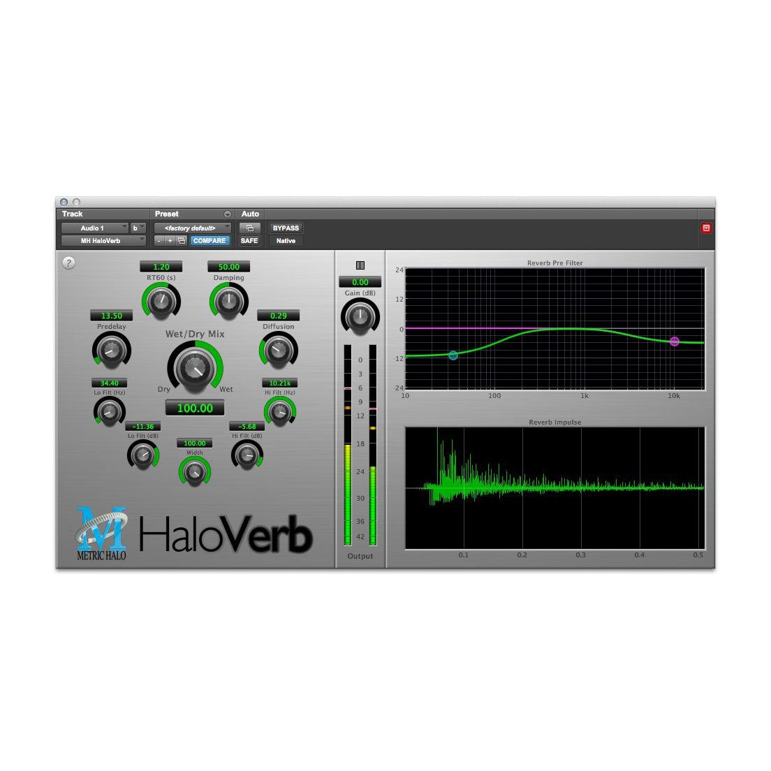 Metric Halo HaloVerb Plug-in