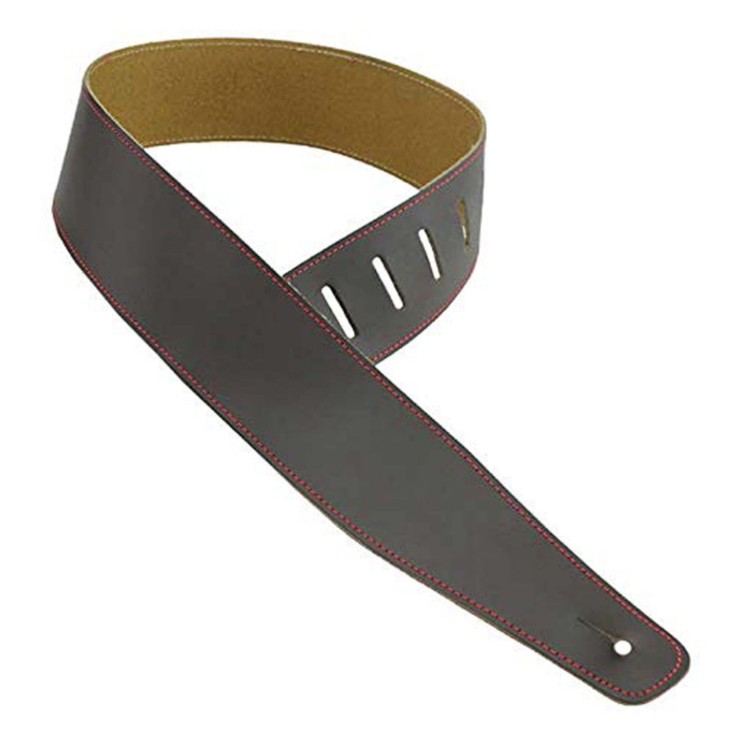 Henry Heller Guitar Strap HBL35-BRN/RED