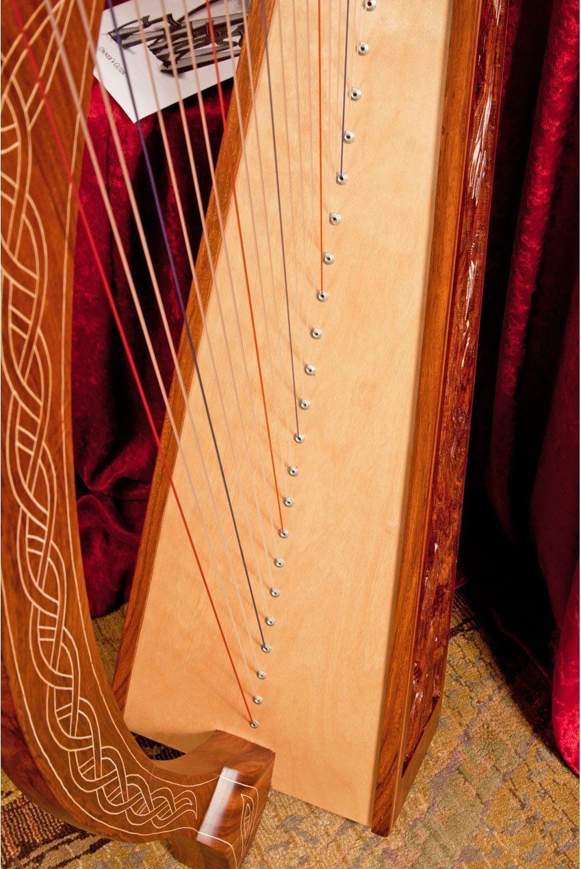 Roosebeck 29-String Mintrel Harp w/Chelby Levers - 5 Panel