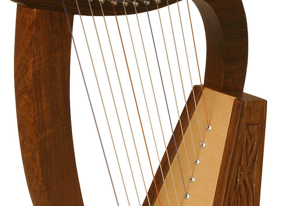 Mid East HPBY-K Baby Harp Knotwork 12-String