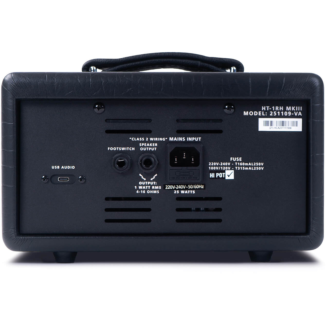 Blackstar HT-1RH MK3 1 Watt Tube Amplifier Head