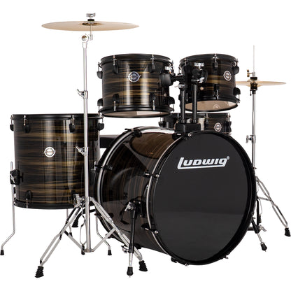 Ludwig Accent Drive AIMM Exclusive 5-Piece Drum Kit- Bronze Swirl