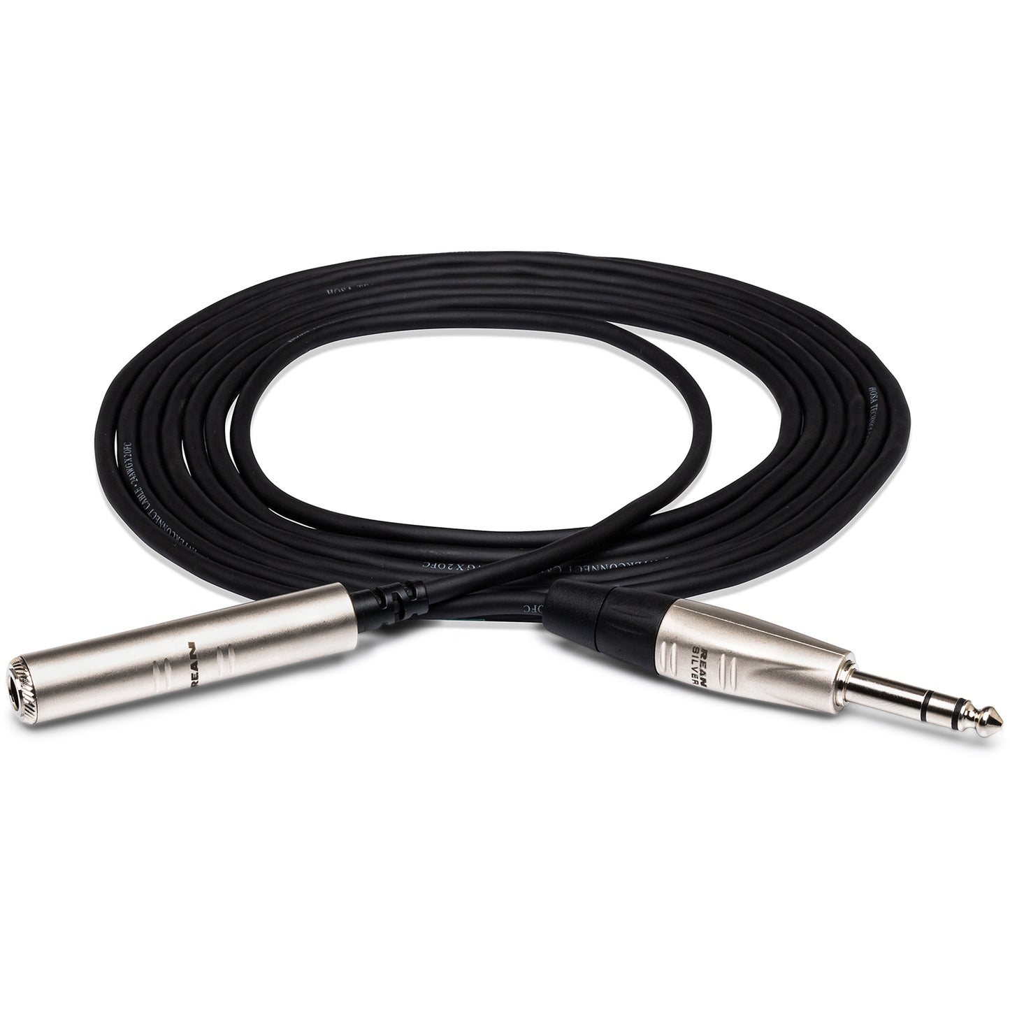 Hosa HXSS-010 Pro Headphone Extension Cable, REAN 1/4 in TRS to 1/4 in TRS, 10 ft