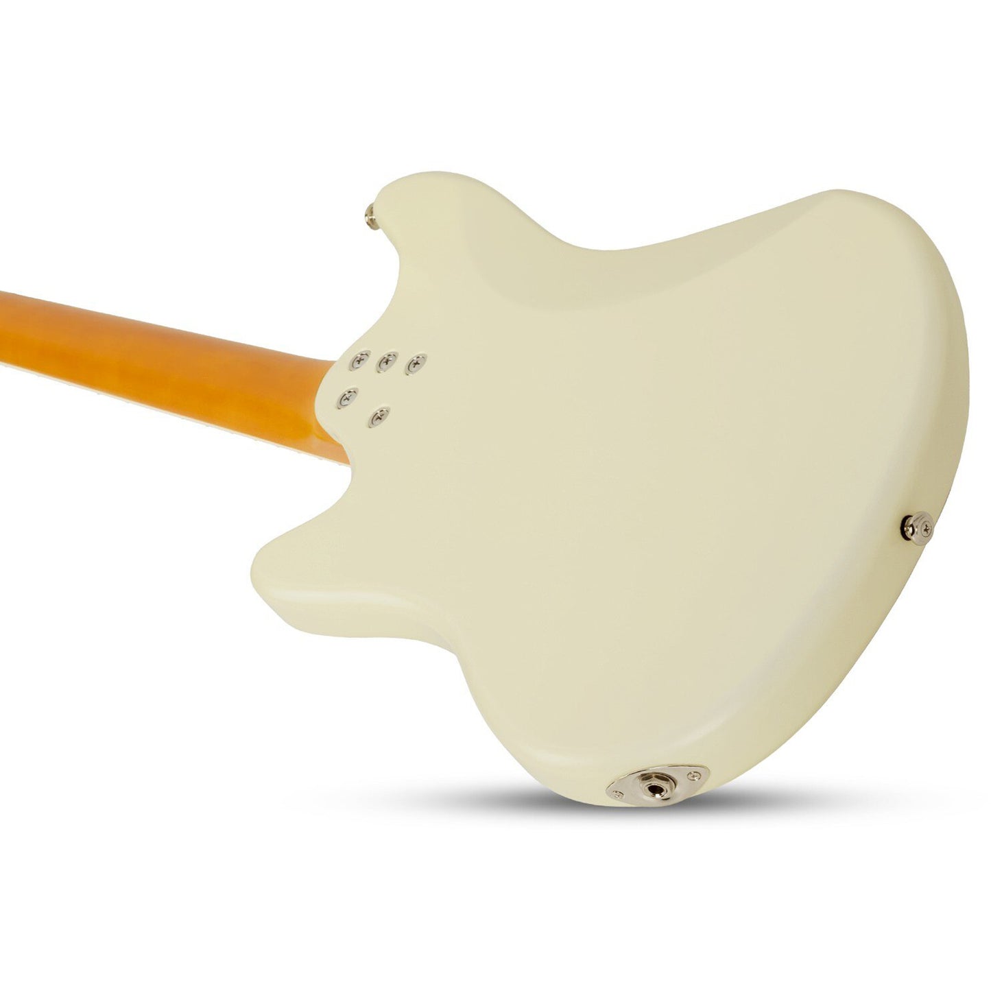 Schecter Hellcat-VI Baritone Electric Guitar - Ivory Pearl