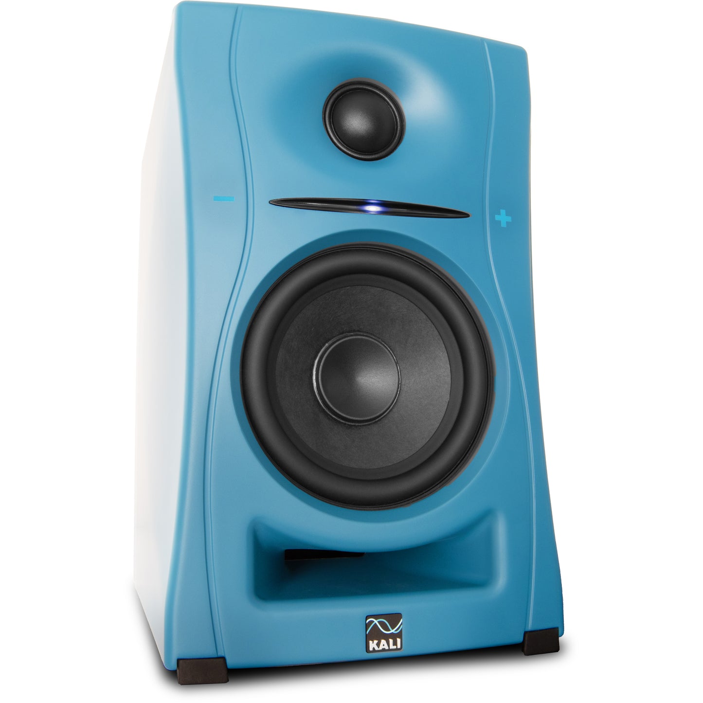KALI AUDIO LP-UNF-B 4” Ultra Nearfield Powered Monitor System w/Bluetooth - Boundary Compensation EQ Settings - for Mixing, Recording, Audio Production - USB-C, TRS, RCA Inputs Blue (Pair)