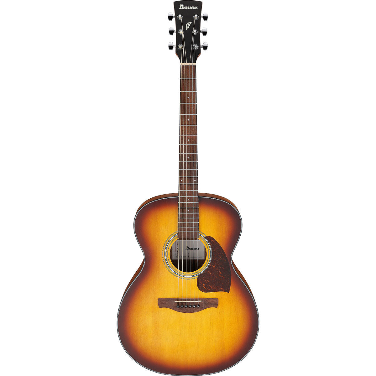 Ibanez PF Series Acoustic Guitar, Open Pore Brown Sunburst