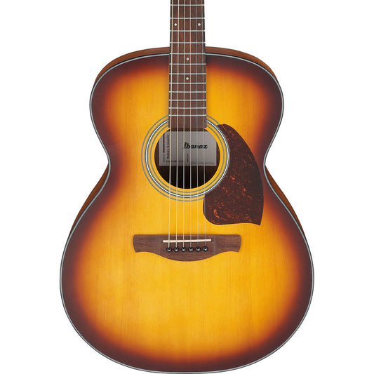 Ibanez PF Series Acoustic Guitar, Open Pore Brown Sunburst
