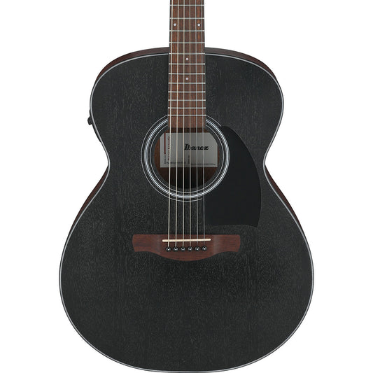 Ibanez PF Series Acoustic Electric Guitar, Weathered Black Open Pore