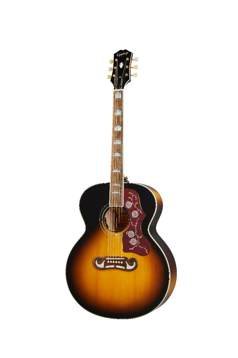 Epiphone Inspired By Gibson J-200 Acoustic Guitar, Aged Vintage Sunburst Gloss