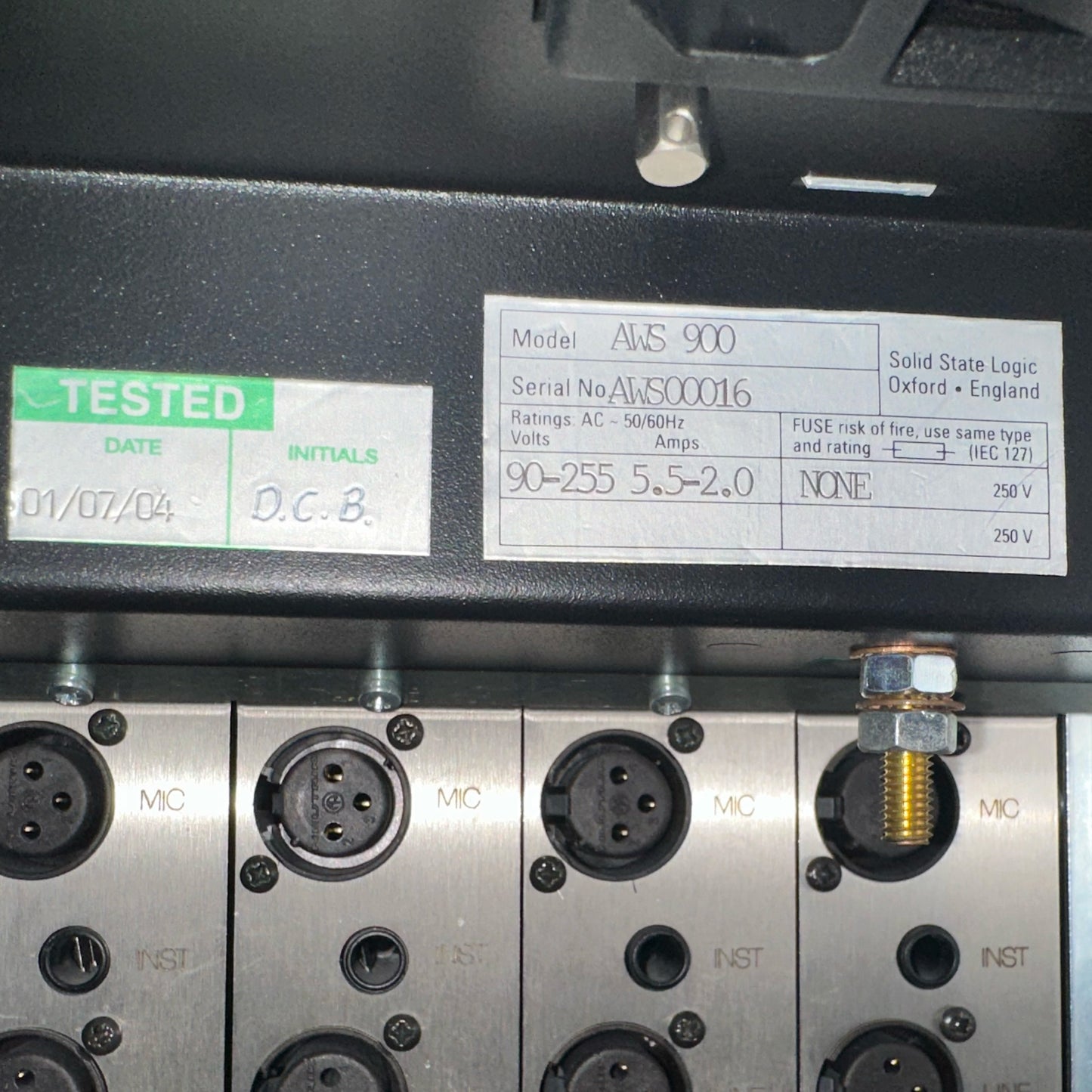 Solid State Logic AWS 900 Analogue Workstation