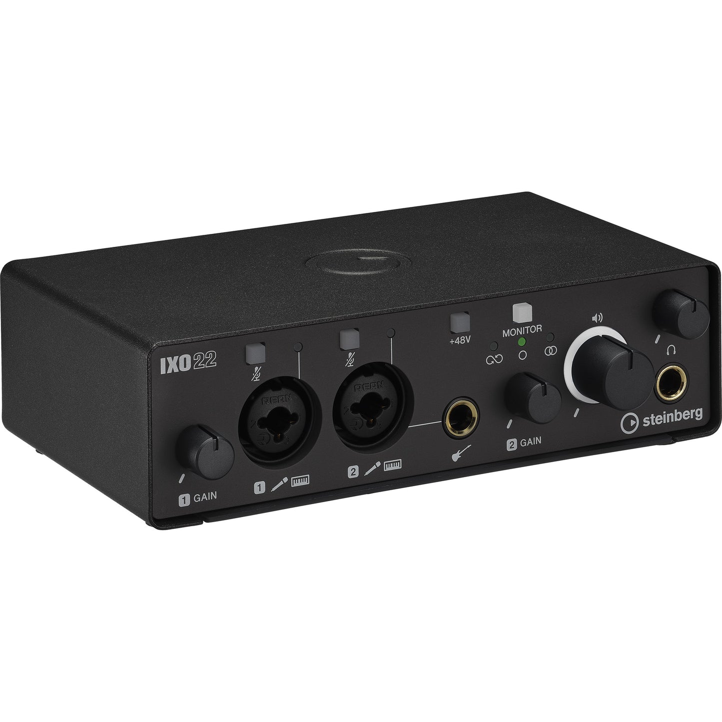 Steinberg IXO22 2 x 2 USB 2.0 Audio Interface with Two Mic Preamps - Black