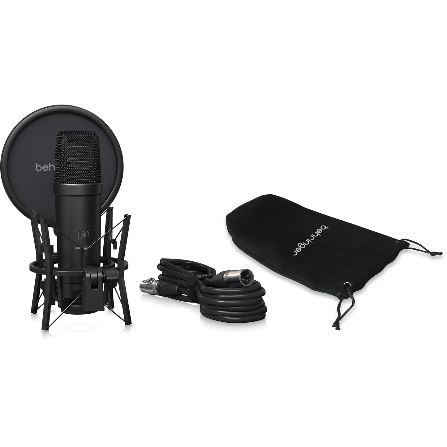 Behringer TM1 Complete Microphone Recording Package - Dark Edition