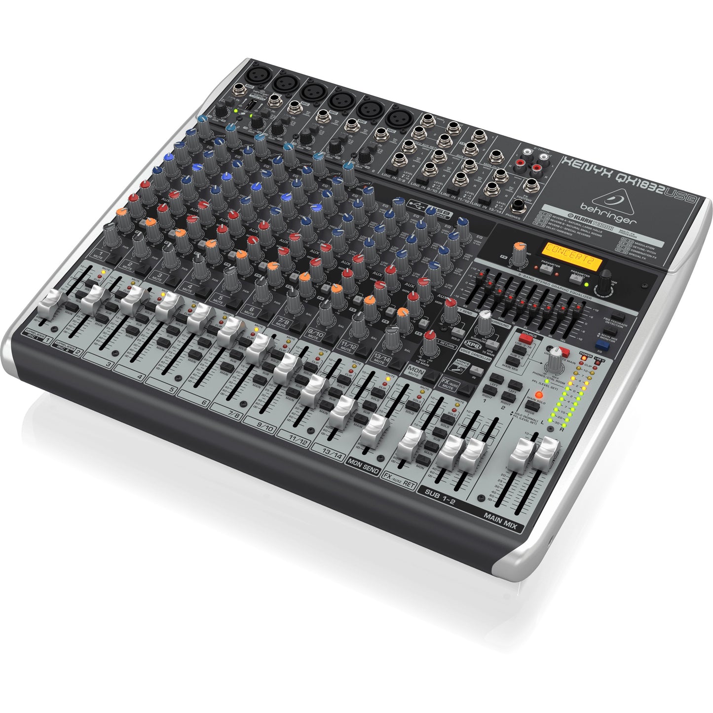Behringer Xenyx QX1832USB Mixer with USB and Effects