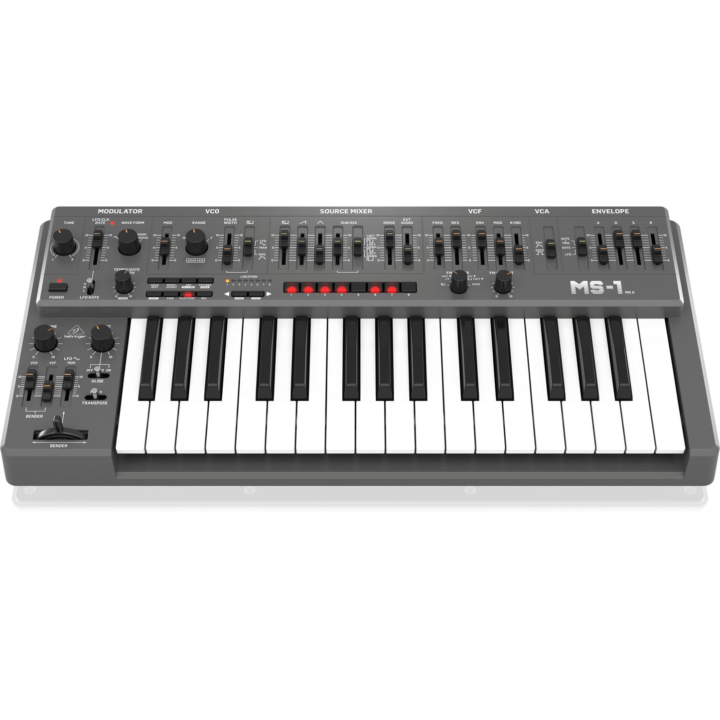 Behringer MS-1 MK II-GY Analog Synthesizer - Grey