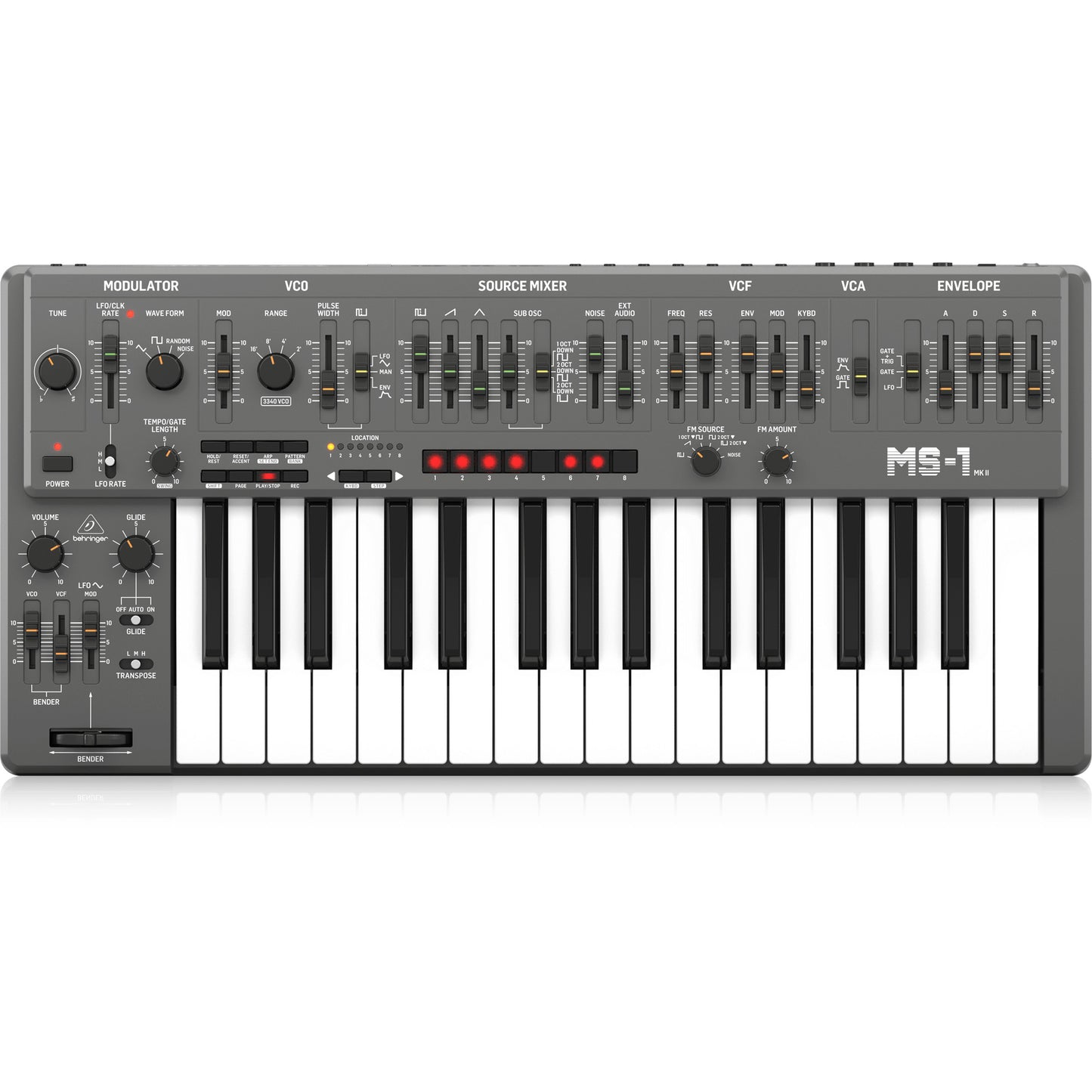 Behringer MS-1 MK II-GY Analog Synthesizer - Grey
