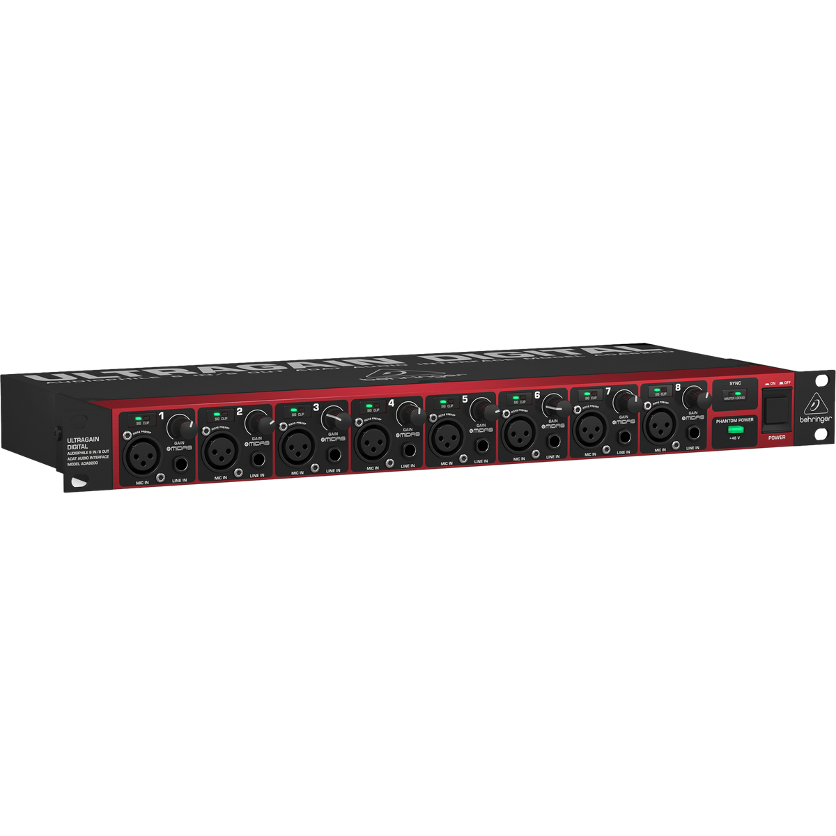 Behringer ADA8200 Ultragain Digital Microphone Preamp