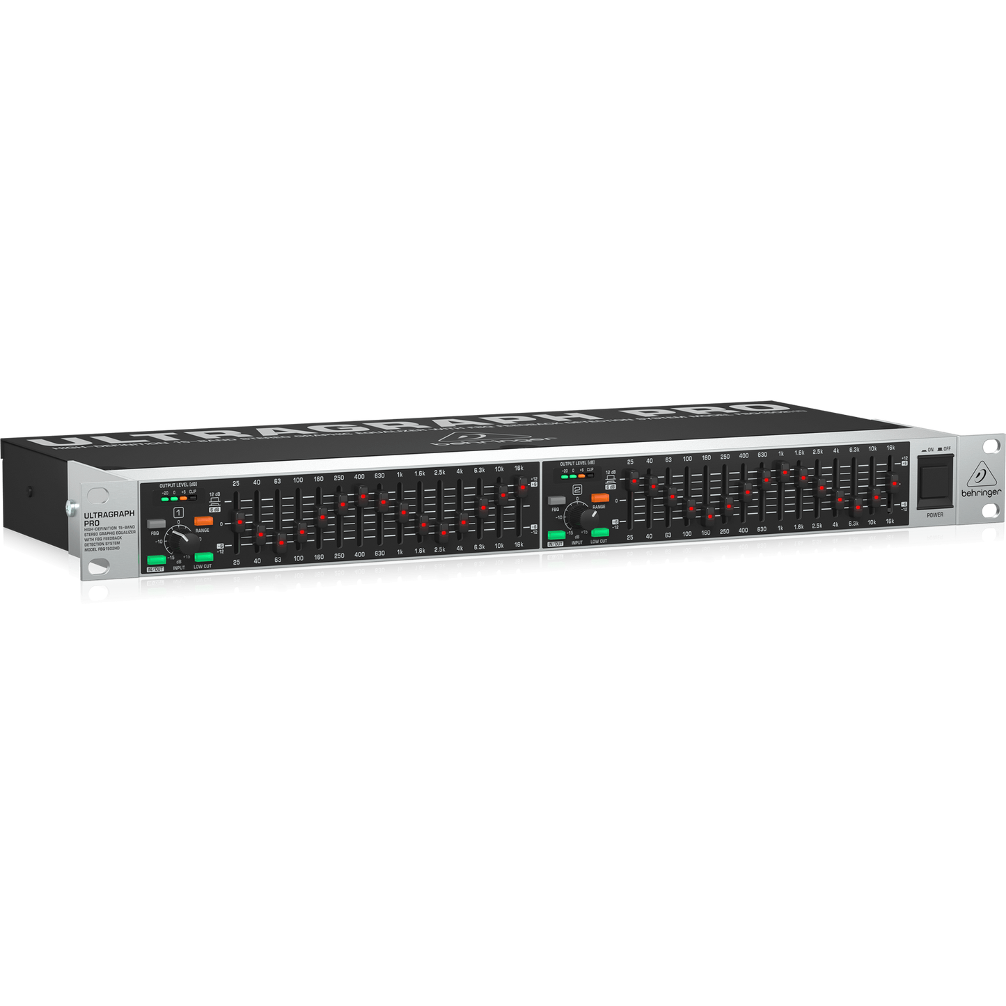 Behringer Ultragraph Pro FBQ1502HD 15-Band Stereo Graphic EQ