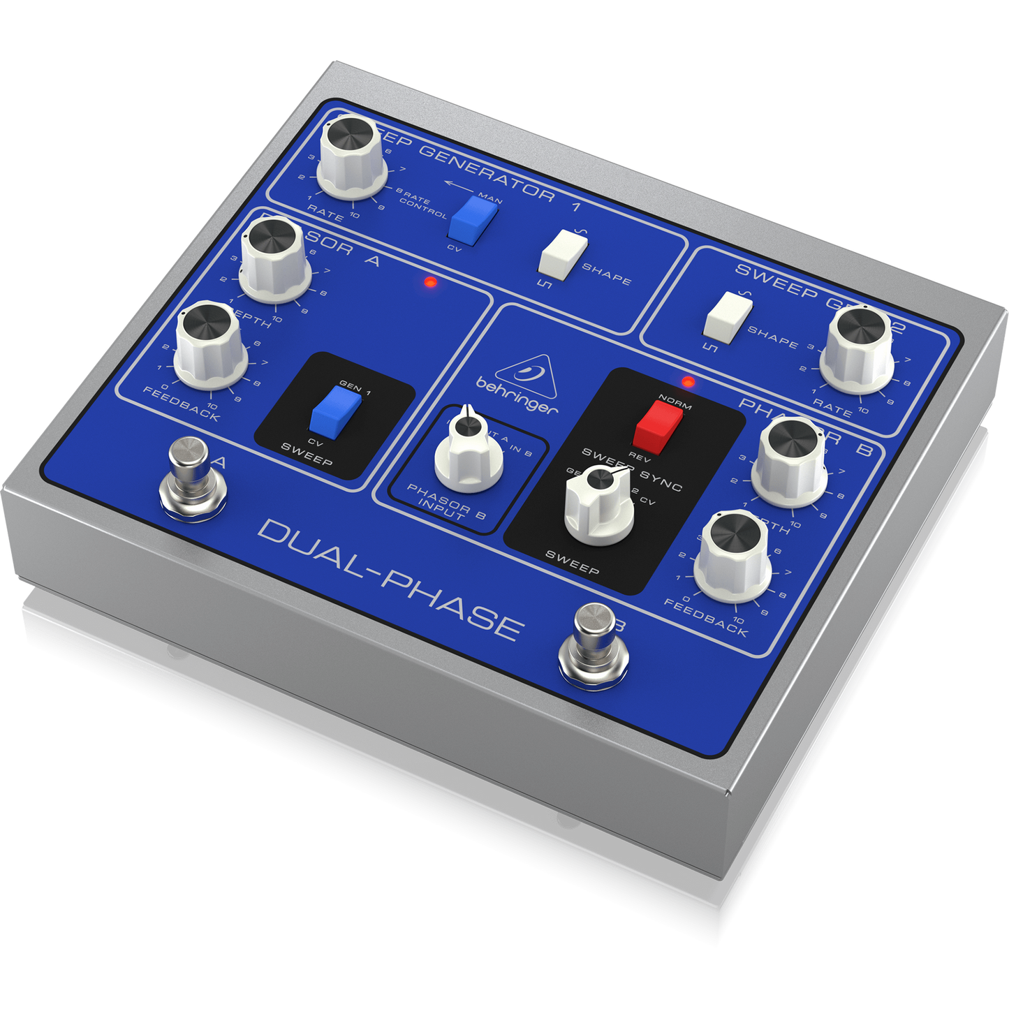 Behringer DUAL-PHASE Dual Phase Shifter with 12 Opto-Couplers