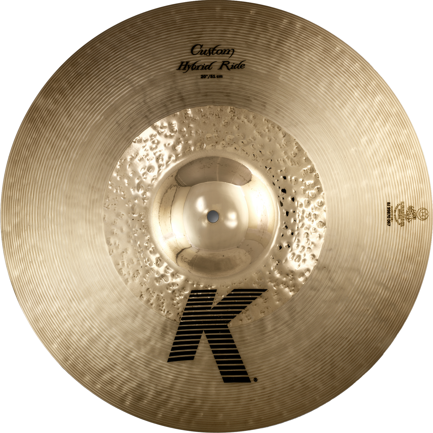 Zildjian 20” K Custom Hybrid Ride Cymbal