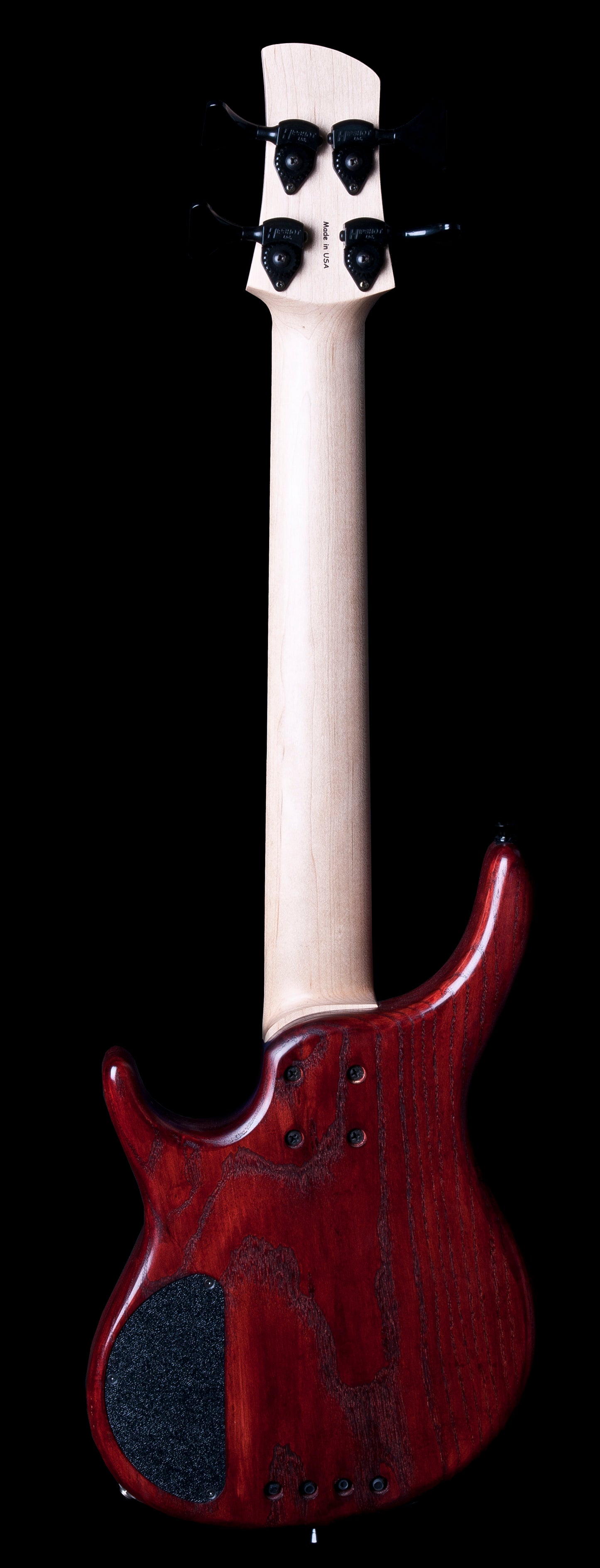 Kala Solid Body UBass 4-String in Satin Skyline Red KASB4FLSRD