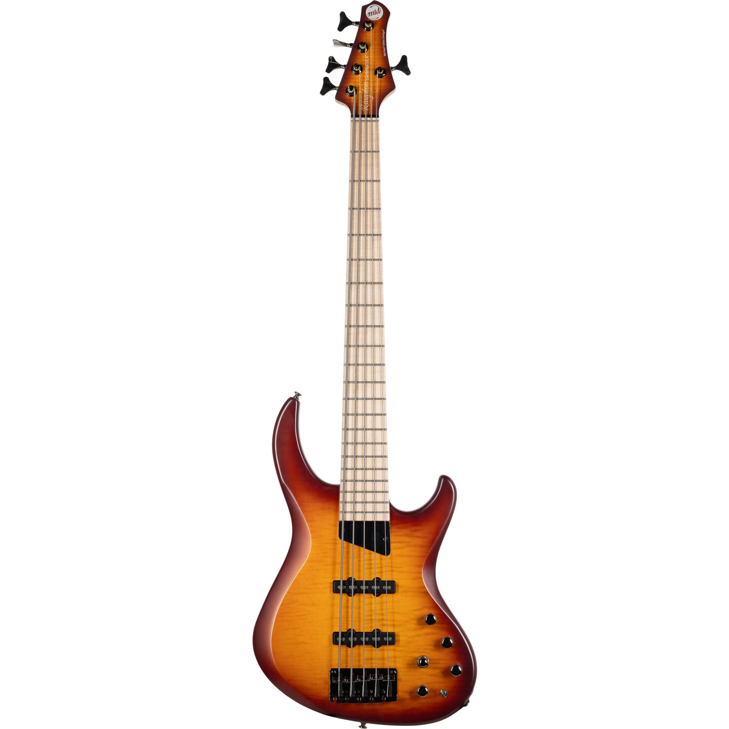 MTD Kingston Saratoga Deluxe 5 String Electric Bass - Deep Cherry Burst