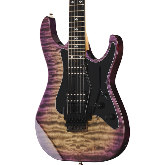 Kramer Volante Quilt HHFR Electric Guitar - Ultraviolet Burst