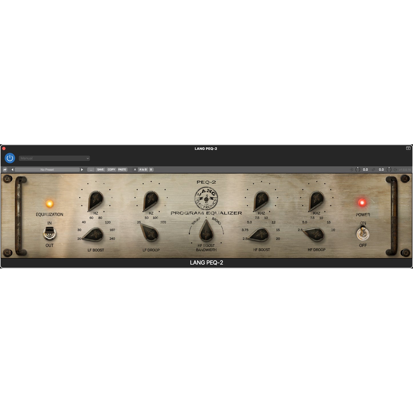 Heritage Audio LANG PEQ-2 Plugin