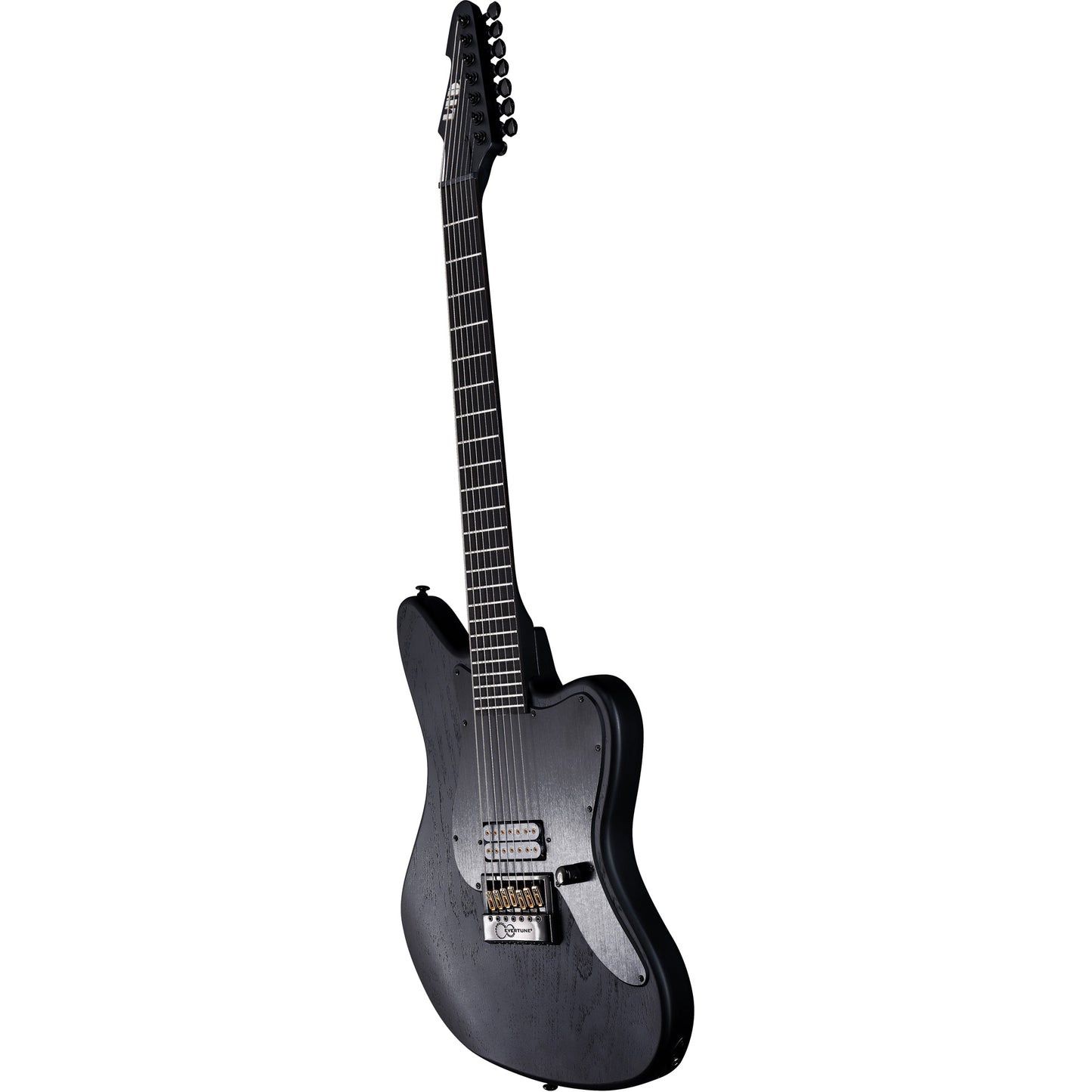 ESP LTD AW-XJ7 Baritone Evertune 7-String Electric Guitar - Black Open Grain