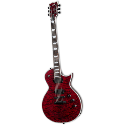 ESP LTD EC-1000 Fluence QM Electric Guitar - See Thru Black Cherry