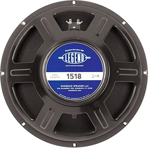 Eminence Legend 1518 15" Guitar Speaker, 150 Watts at 8 Ohms