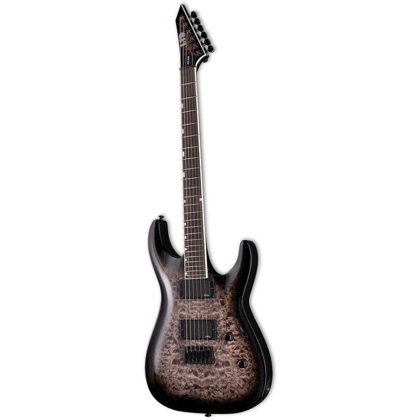 ESP LTD MH-400HT QM Electric Guitar - See Thru Black Sunburst