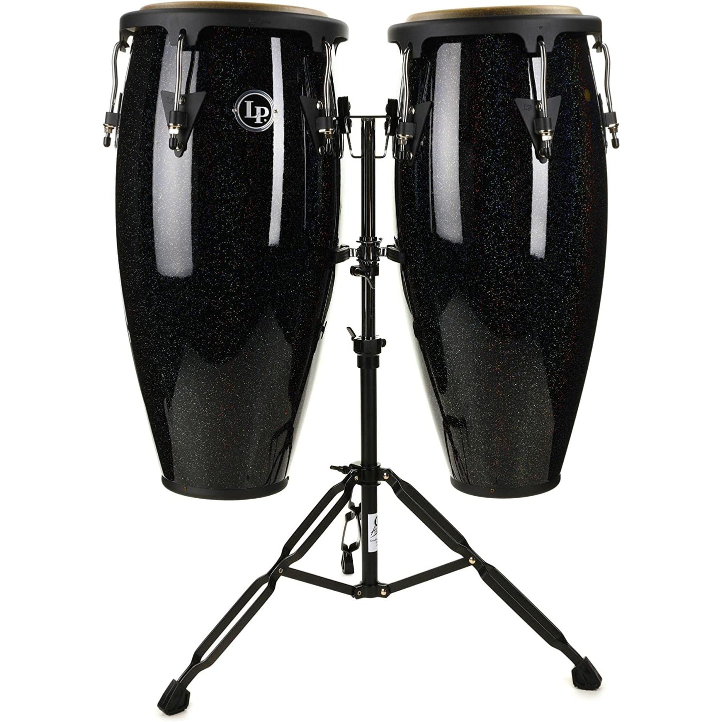 Latin Percussion LPA646 Santana Aspire Quinto Conga Set - Black Magic