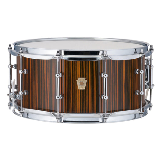 Ludwig LS403TXLO Classic Maple Electrostatic 6.5x14" Snare Drum - Orange