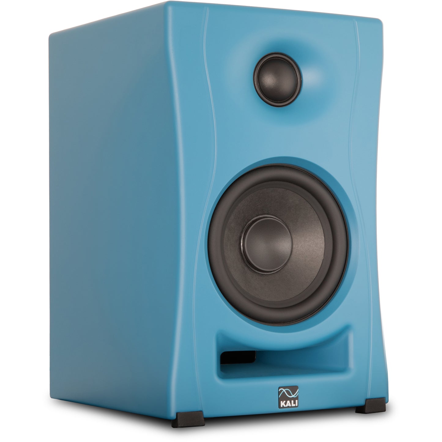 KALI AUDIO LP-UNF-B 4” Ultra Nearfield Powered Monitor System w/Bluetooth - Boundary Compensation EQ Settings - for Mixing, Recording, Audio Production - USB-C, TRS, RCA Inputs Blue (Pair)