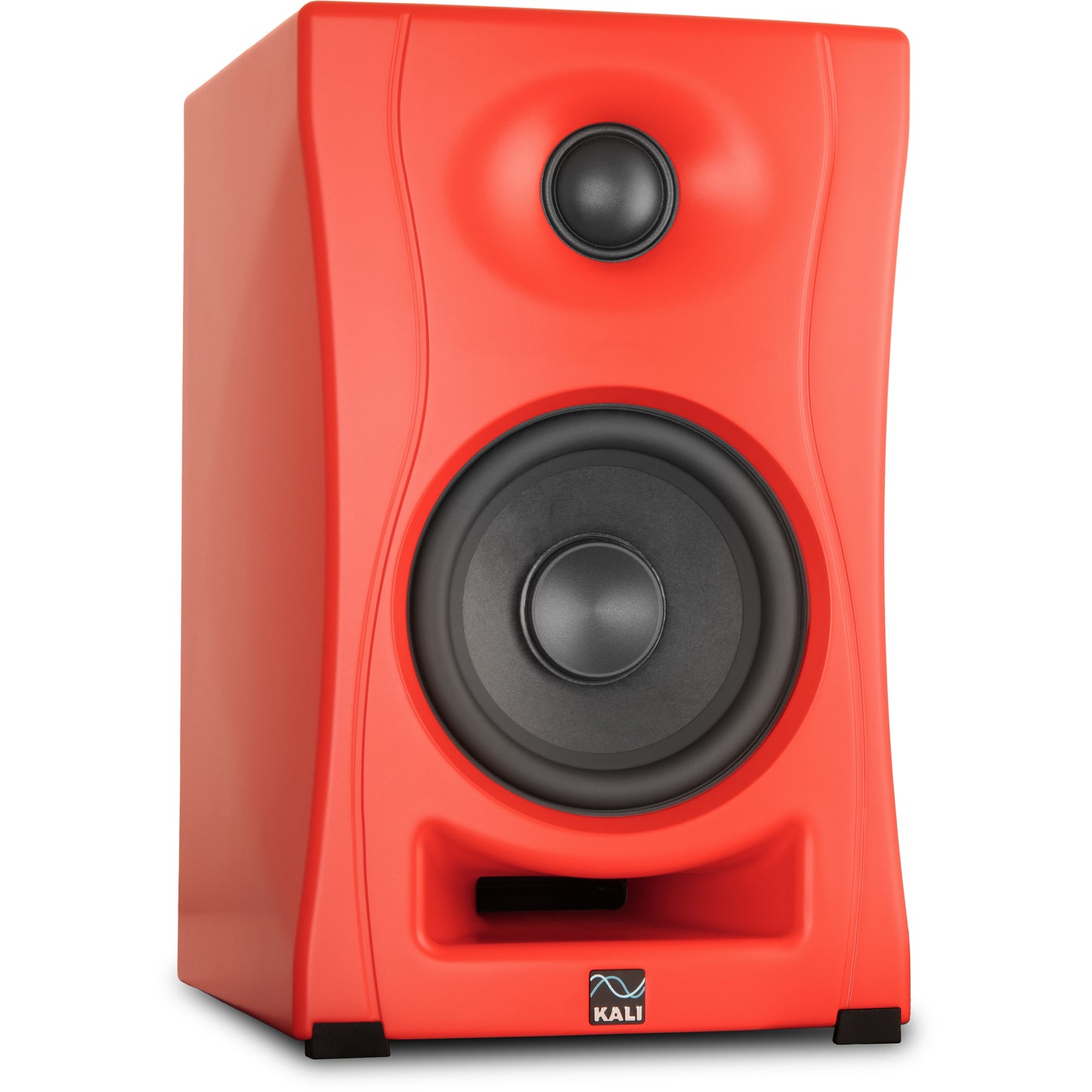 KALI AUDIO LP-UNF-R 4” Ultra Nearfield Powered Monitor System w/Bluetooth - Boundary Compensation EQ Settings - for Mixing, Recording, Audio Production - USB-C, TRS, RCA Inputs Red (Pair)