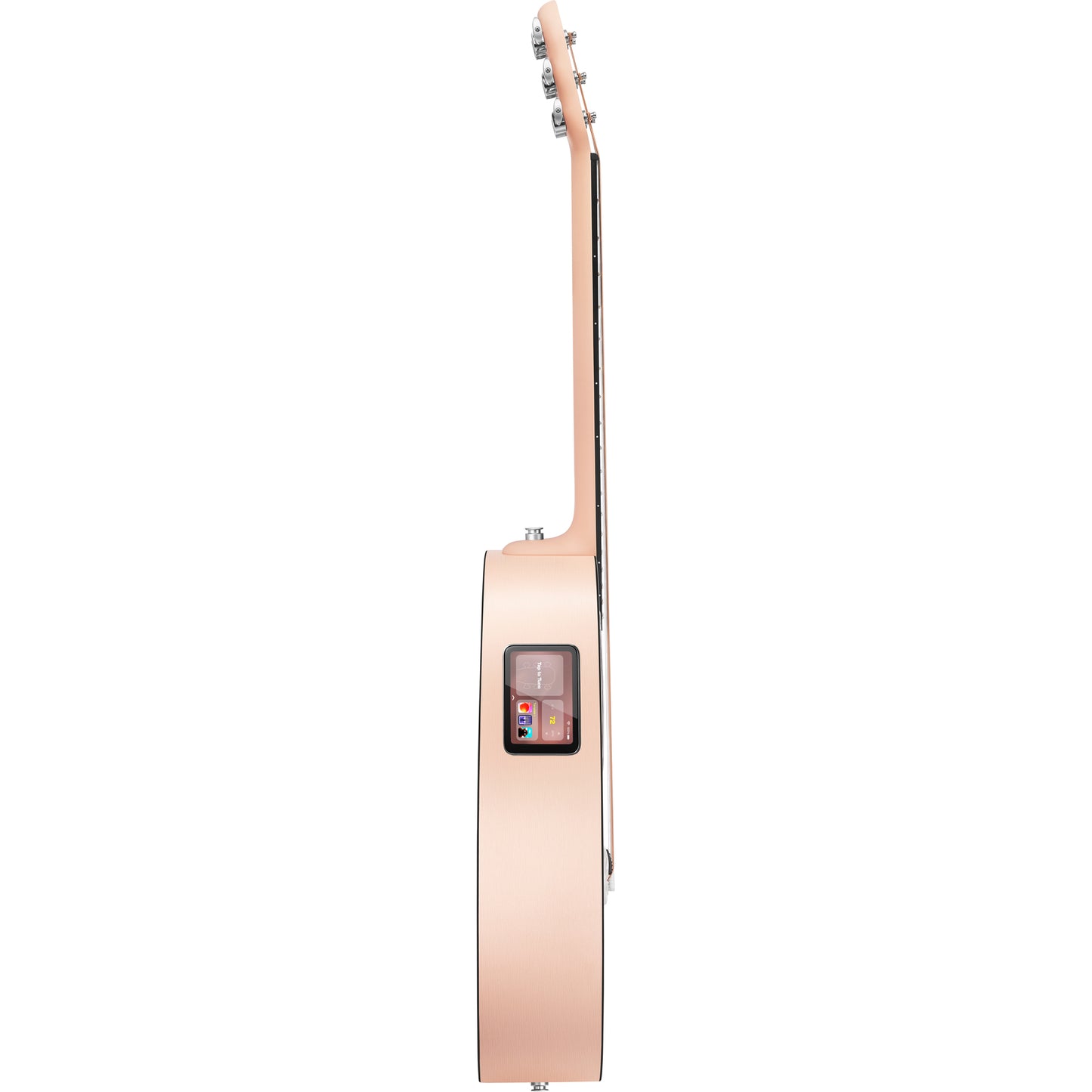 Lava Music ME Play 36” Acoustic Electric Guitar - Light Peach / Frost White