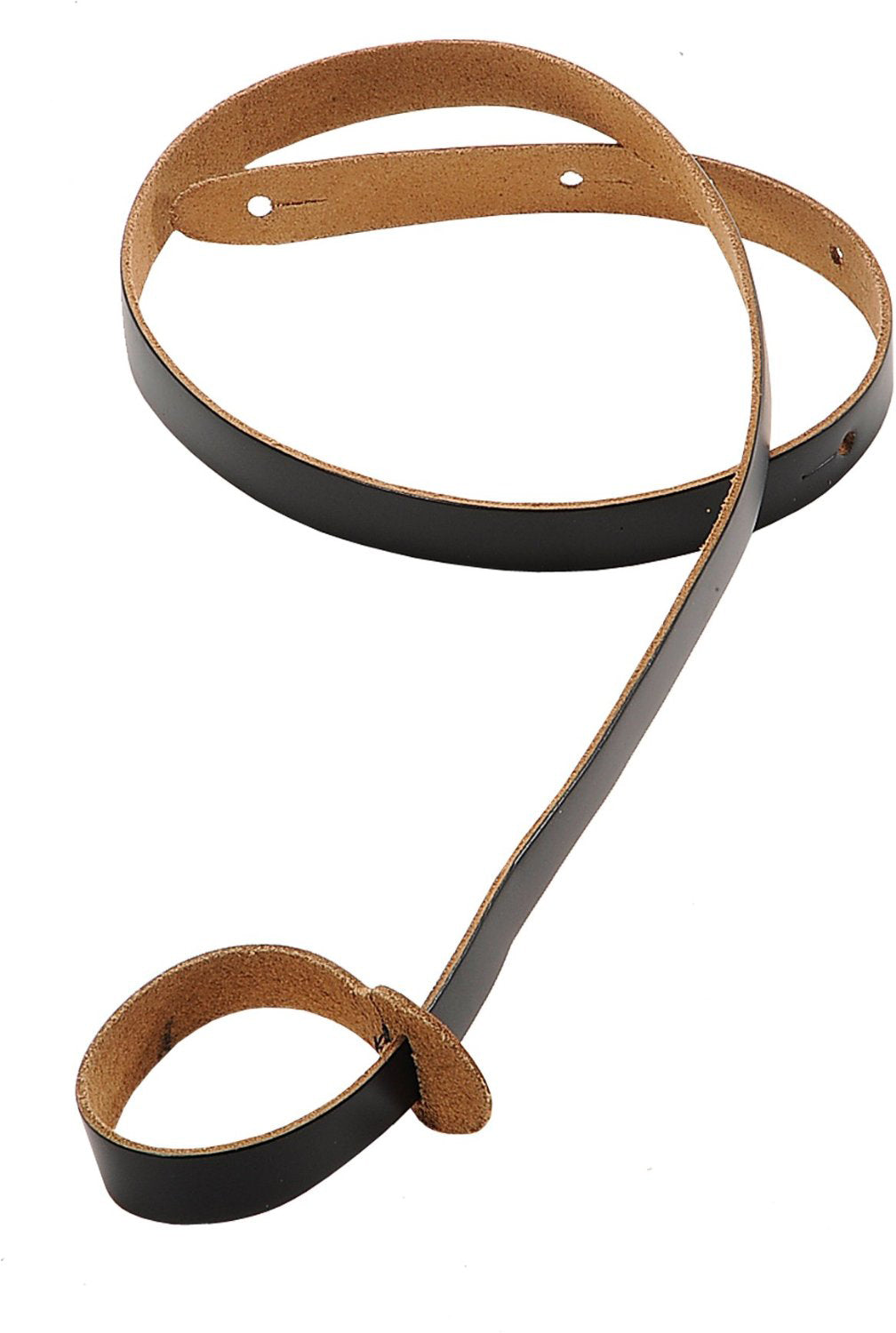 Levys M19BLK 3/4" Leather Mandolin Strap