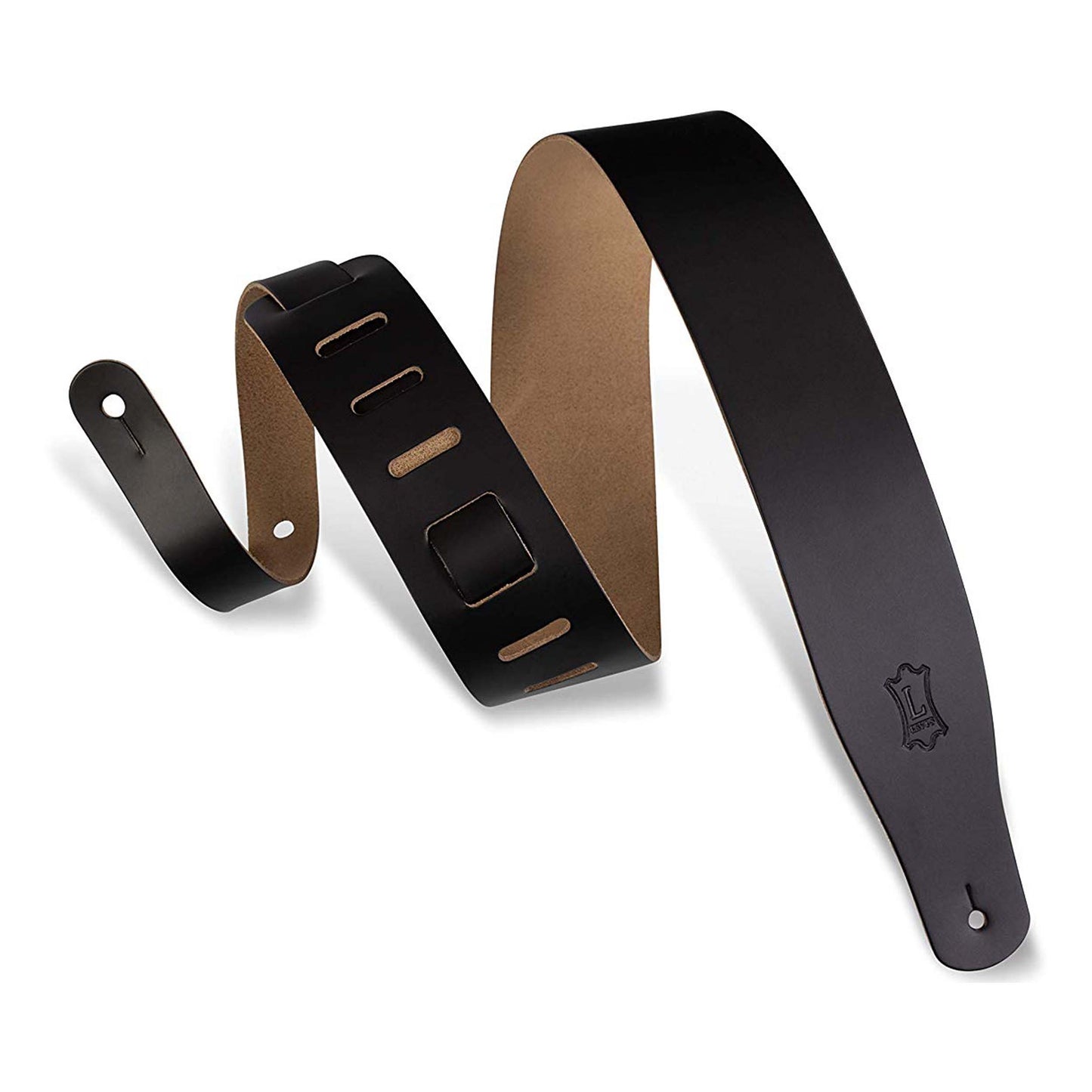 Levy’s Leathers M26-BLK Acoustic Guitar Strap - Black