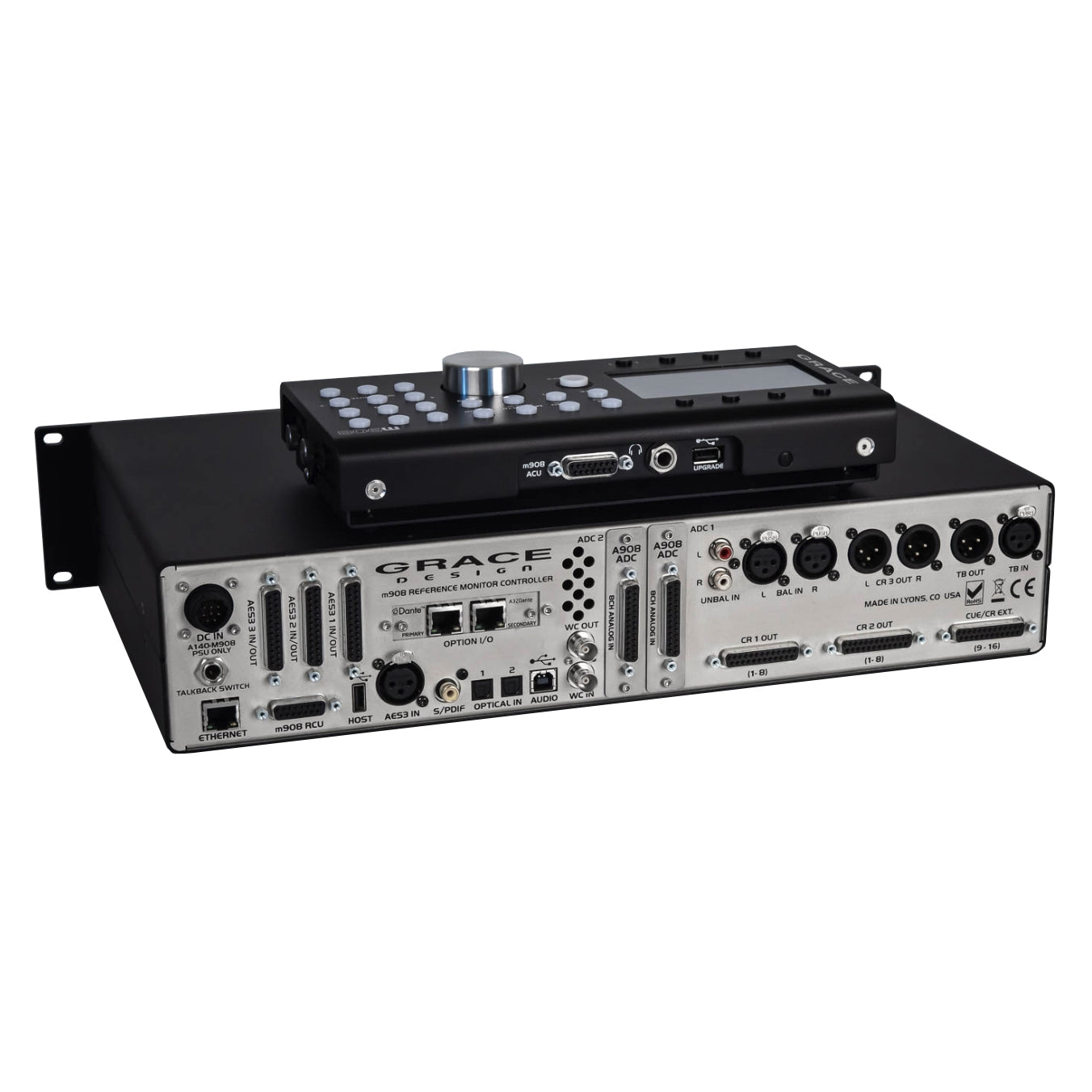 Grace Design M908 High Fidelity 22.2 Monitor Controller (w/ Hardware Remote)