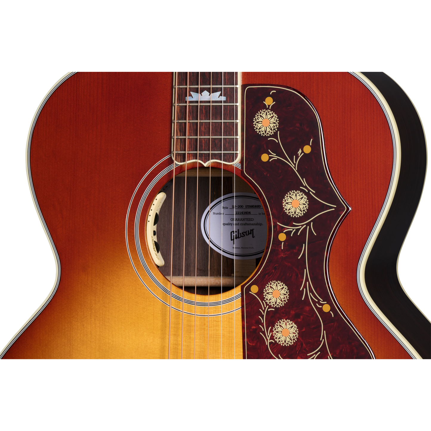 Gibson SJ-200 Standard Rosewood Acoustic Electric Guitar - Rosewood Burst
