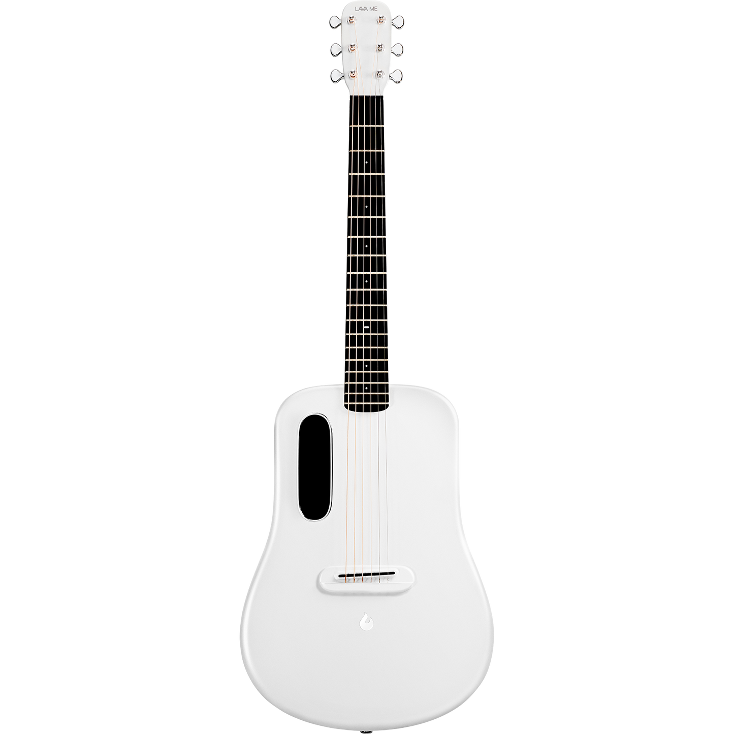 Lava Music Lava ME 3 36” Smart Guitar in White w/ Ideal Bag