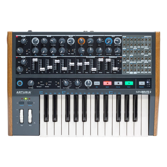 Arturia MiniBrute 2 Semi-Modular Monophonic Analog Synthesizer